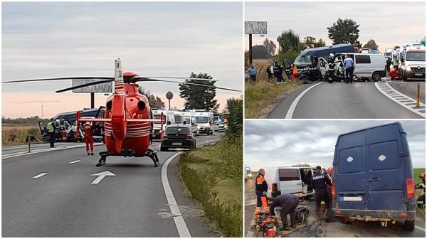 Accident cu patru morți pe un drum din Ialomița. Imagini dramatice între Movilița și Sinești