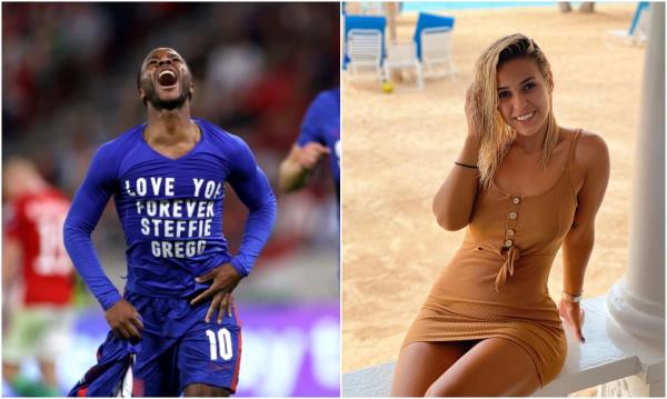 Raheem Sterling i-a dedicat un gol prietenei sale Steffie Gregg