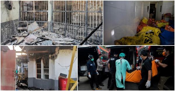 Incendiu puternic într-o închisoare din Indonezia