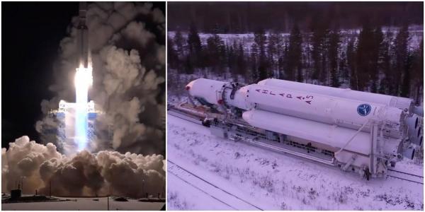 Părți ale unei rachete rusești în derivă au intrat necontrolat în atmosfera terestră. Angara-A5 a fost lansată în 27 decembrie, din Arkhangelsk