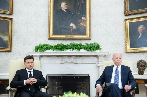 Joe Biden şi Volodimir Zelenski