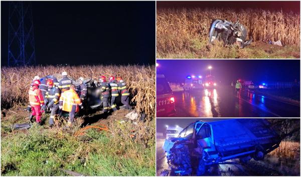 Imagini de coșmar în Neamţ, după un accident înfiorător
