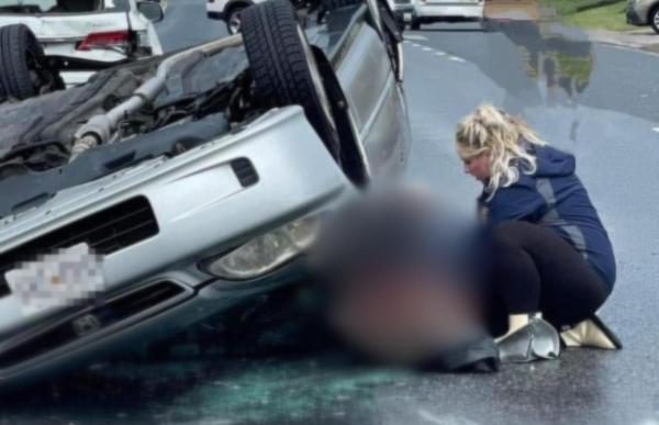 Eroina a născut chiar a doua zi după accident