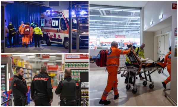 Un mort şi cel puţin patru răniţi, în urma unui atac într-un supermarket din Milano