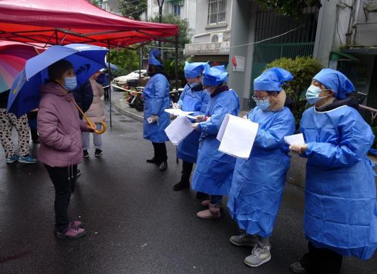 Carantină în unele orașse din China.