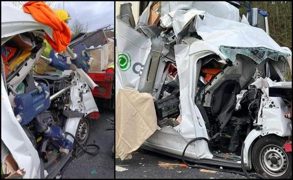 Imagini de la faţa locului