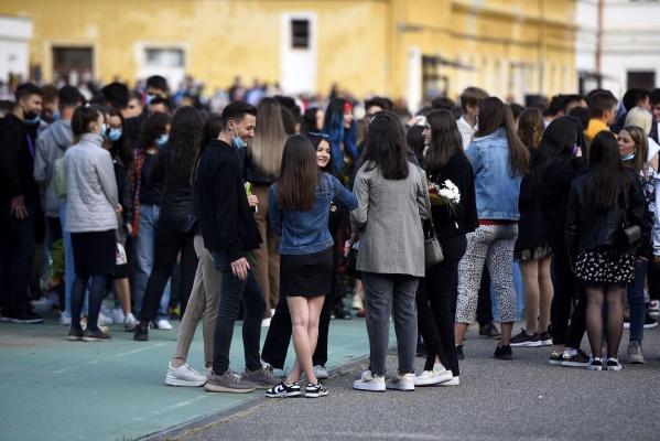 Ceremonia de deschidere a anului scolar 2021-2022 de la Colegiul National Johannes Honterus din Brasov, luni, 13 septembrie 2021