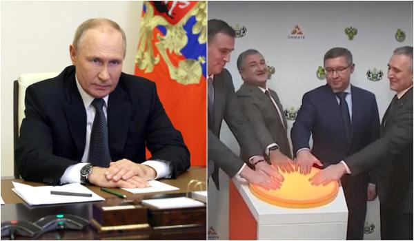 Putin a inaugurat o fermă de curcani din Siberia, după ce a lăsat milioane de ucraineni fără lumina și căldură