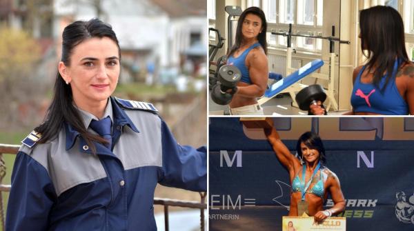 Pamela Kiss, culturista de la Poliția de Frontieră Sighetu Marmației