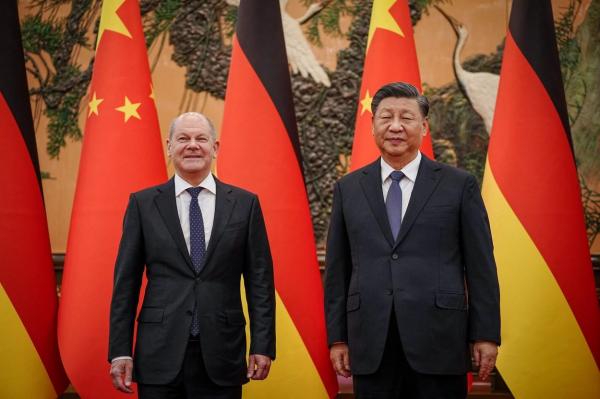 Olaf Scholz şi Xi Jinping