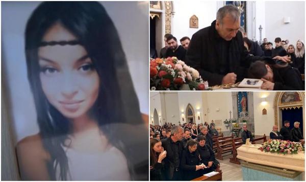 Miriam, tânăra româncă ucisă pe un drum din Italia, a fost înmormântată. Îngenunchiați de durere, părinții s-au prăbușit pe sicriu și l-au îmbrățișat