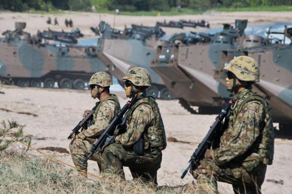 Exercițiu militar al armatei nipone