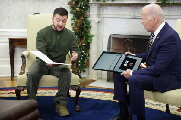 Volodimir Zelenski s-a întâlnit cu Joe Biden la Casa Albă