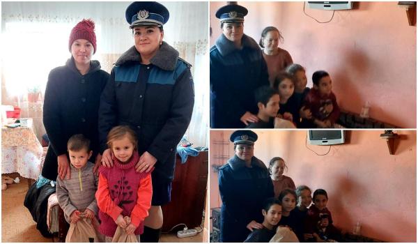 La datorie în preajma Crăciunului: Polițiștii i-au luat locul lui Moș Crăciun