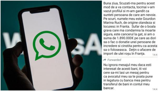 Alertă de fraudă pe WhatsApp