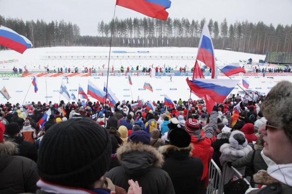 Drapelul şi imnul Rusiei au fost interzise la Cupa mondială de biatlon