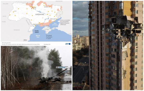 Harta zonelor de risc din Ucraina: bombardamente şi lupte grele