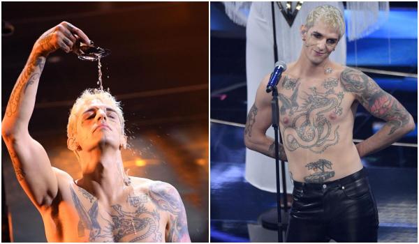 Un artist care s-a "auto-botezat" pe scena Festivalului de la Sanremo a stârnit furia Vaticanului. Achille Lauro spune că a fost un cadou pentru mama sa