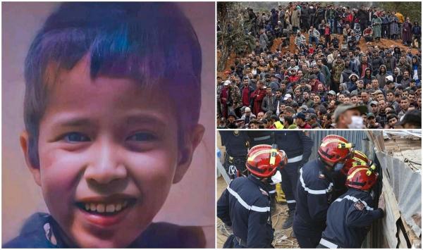 "Înger mic, te-ai luptat până la capăt, eşti un erou". Rayan, băieţelul blocat timp de cinci zile într-un puţ din Maroc, condus pe ultimul drum