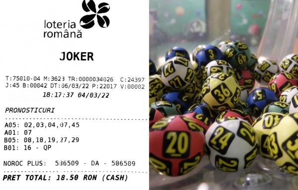LOTO. Un bucureştean a câştigat cel mai mare premiu din istoria Joker