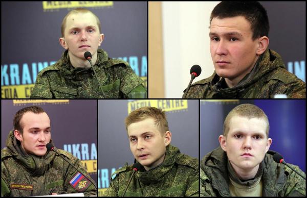 Soldaţi ruşi, prizonieri ai Ucrainei