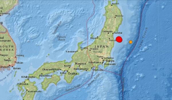 Cutremur de 7.3 pe Richter în Japonia, lângă Fukushima