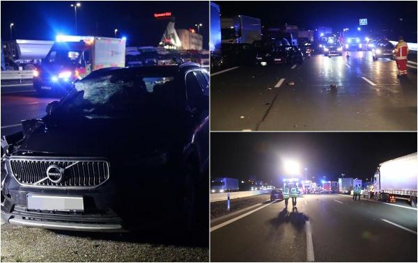 Un român a murit chiar în faţa soţiei, după ce a fost lovit în plin de o maşină pe o autostradă din Germania