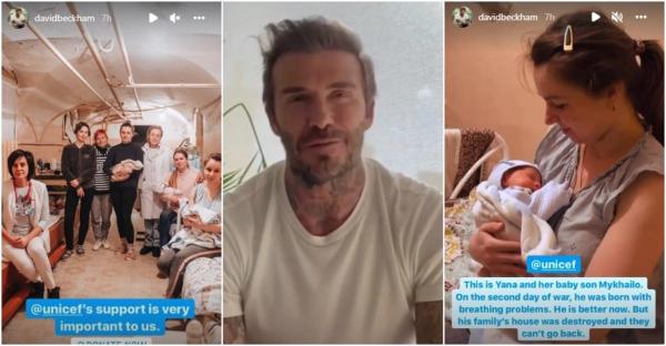 David Beckham și-a dat contul de Instagram unui medic ucrainean care salvează nou-născuți la Harkov