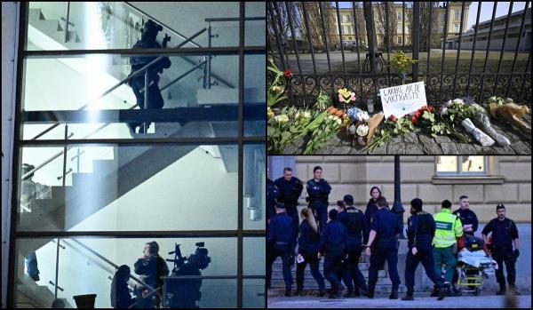 Imagini de la faţa locului