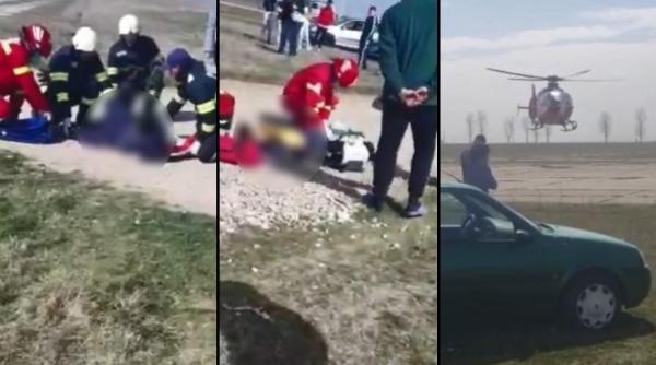 accident la o cursă ilegală în Siliștea Gumești