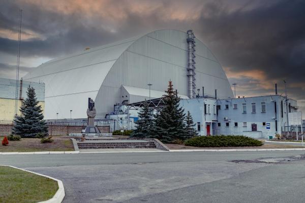 sarcofagul de la centrala nucleară Cernobîl