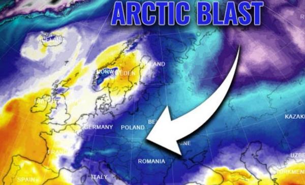 Val de aer arctic peste România. Meteorologii anunţă că temperaturile vor scădea şi cu 15 grade faţă de normalul perioadei