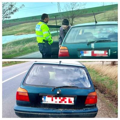 Un bătrân de 91 de ani a fost prins de poliţişti fără permis