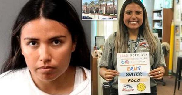 O tânără profesoară și antrenoare de înot este acuzată că a trimis fotografii cu conținut sexual unui elev minor