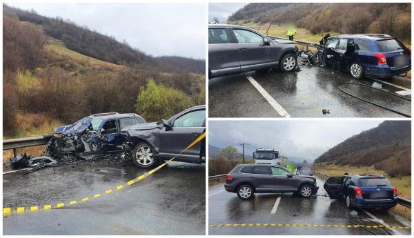 Accident grav la intrare în oraşul Gura Humorului. Trei persoane au ajuns de urgenţă la spital