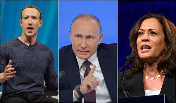 Kamala Harris și Mark Zuckerberg nu mai au voie să intre în Rusia