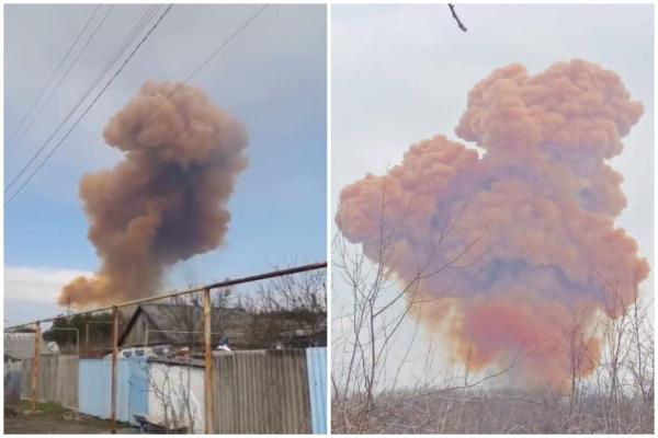 Nor de fum toxic în Ucraina