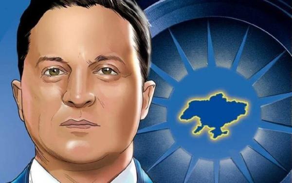 Povestea de viaţă a preşedintelui Zelenski, surprinsă într-o carte de benzi desenate