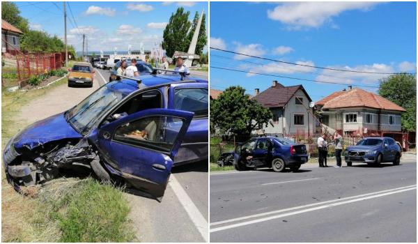 Șapte persoane au fost rănite, în urma unui accident cu trei mașini în Cluj. Printre victime se află și un copil de un an