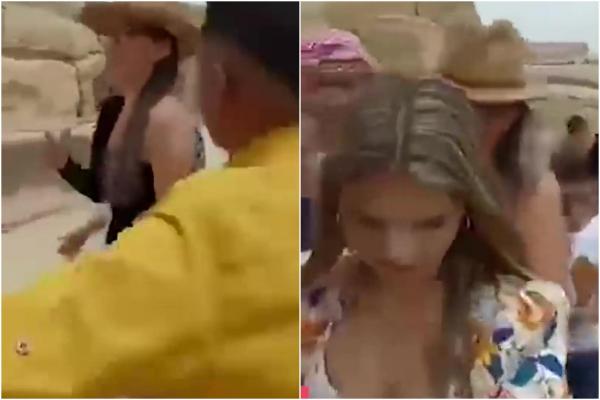 Turiste hărţuite la Piramidele din Egipt. 13 adolescenți egipteni, arestați după ce au agresat 2 tinere. VIDEO