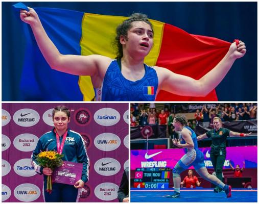 Sabina Petrache a cucerit medalia de aur la categoria 61 kg, la Campionatele Europene.