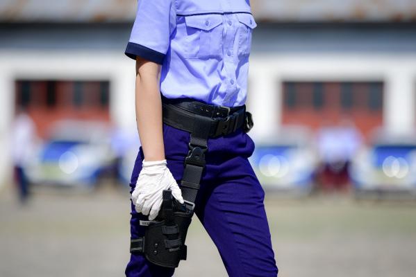 polițistă în București