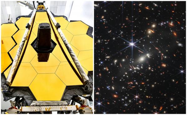 A fost publicată prima imagine din spaţiu, realizată cu noul telescop James Webb