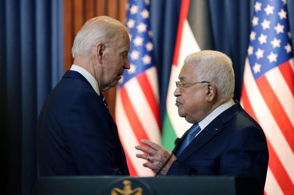 președinții Joe Biden și Mahmud Abbas