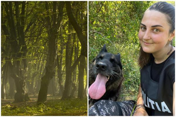 Anca şi câinele poliţist Sam au dat de urma bătrânei care se rătăcise în pădure