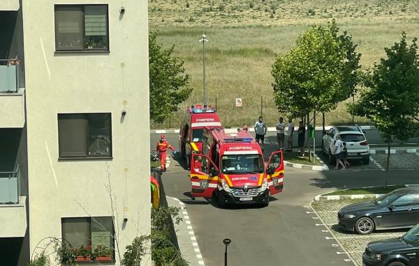 bărbat căzut de la etajul 4 în Voluntari