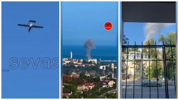 Atac cu dronă asupra Statului Major al Flotei ruse la Marea Neagră din Sevastopol, pentru a doua oară în doar o lună