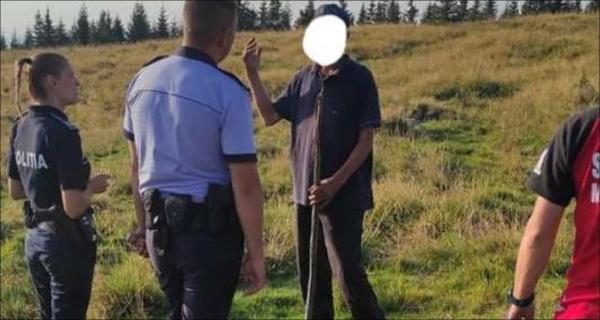 Bărbatul a solicitat sprijin apelând numărul de urgenţă 112.