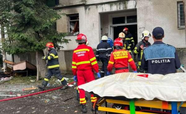 Imagini de la faţa locului