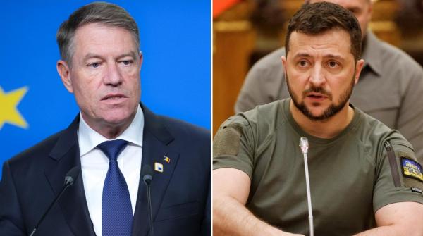 Klaus Iohannis și Volodimir Zelenski